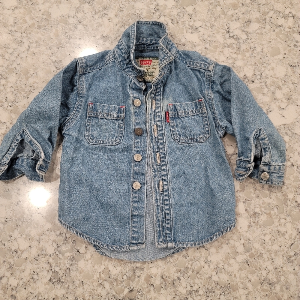 Vintage Levis Denim Baby Shirt